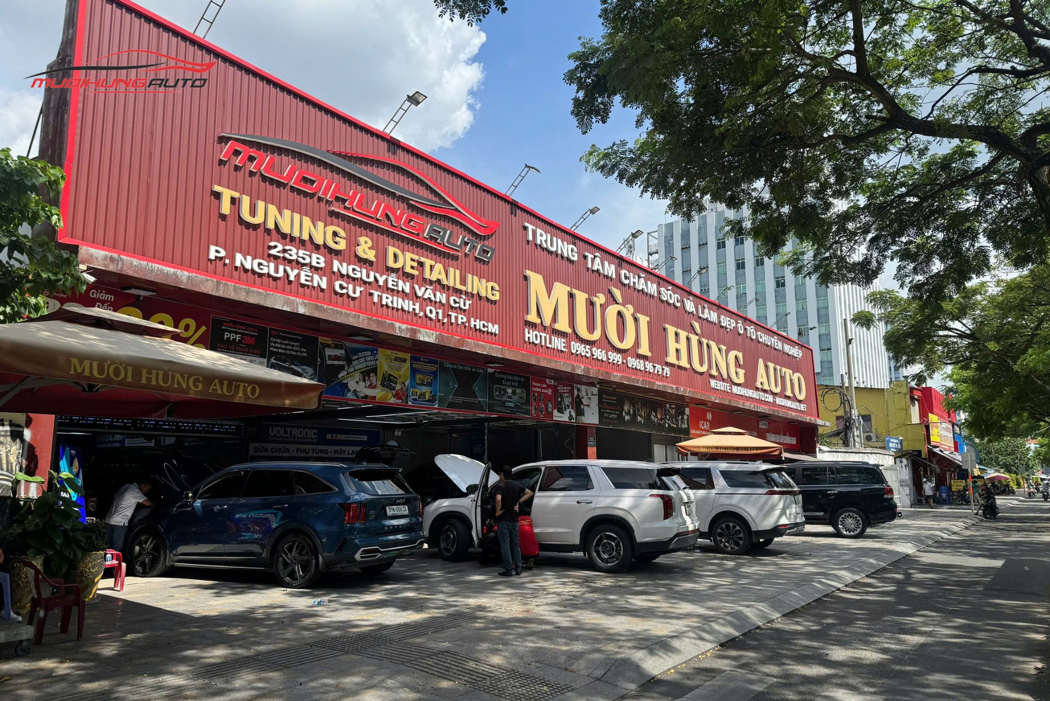 Mười Hùng Auto - Địa chỉ độ lip pô Mercedes nguyên khối cho Kia K5 uy tín