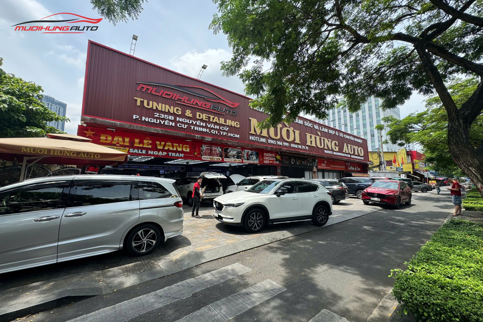 Mười Hùng Auto - Địa chỉ lắp camera hành trình cho xe Vinfast MPV7 uy tín