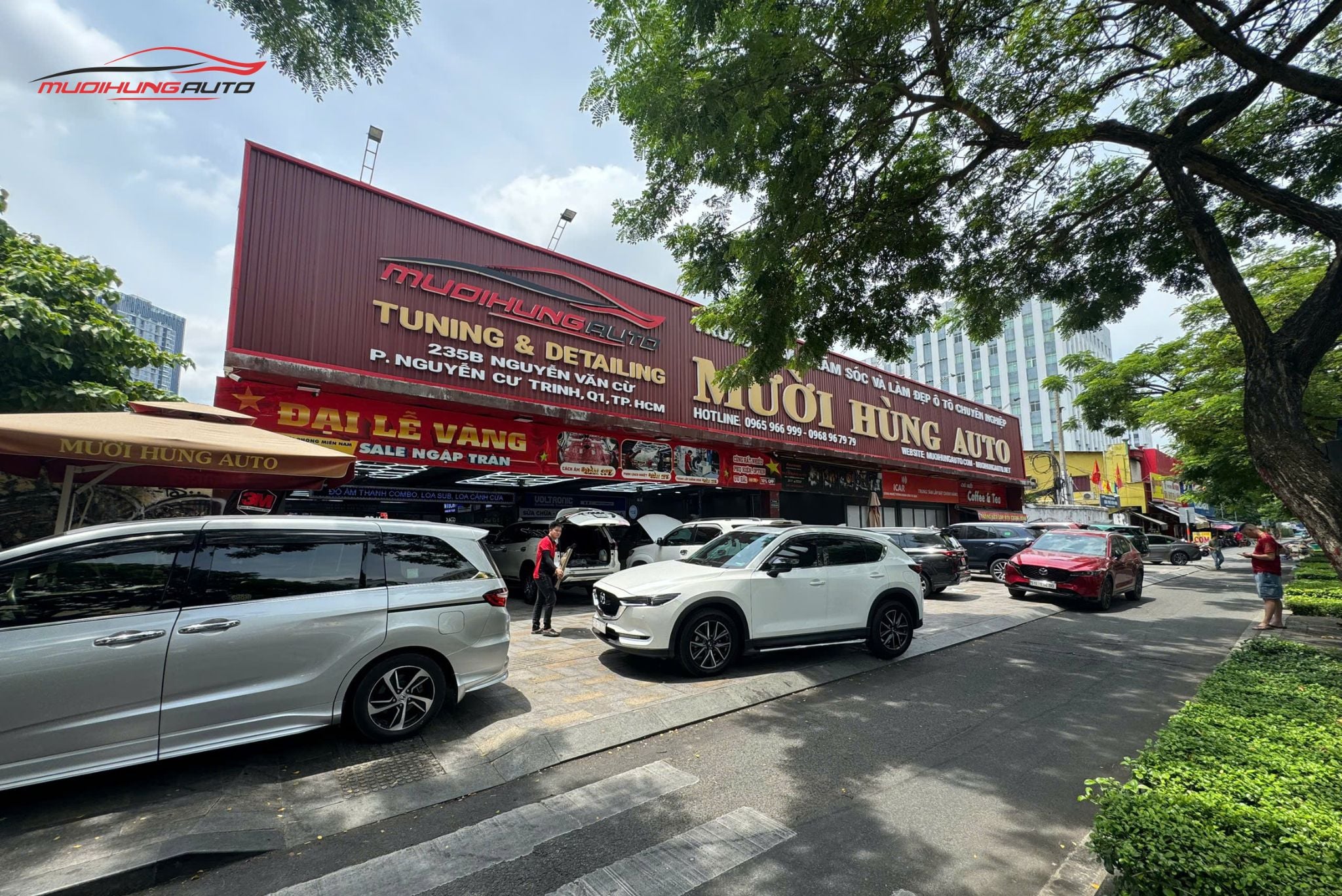 Mười Hùng Auto - Địa chỉ độ lip pô Mercedes nguyên khối cho xe Vinfast LUX A2.0 uy tín