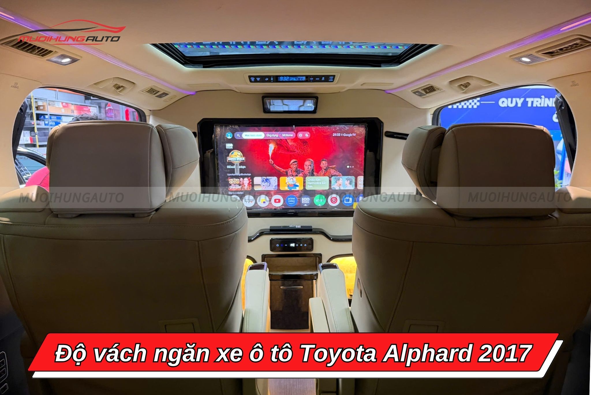 Vách ngăn ô tô Toyota Alphard 2017