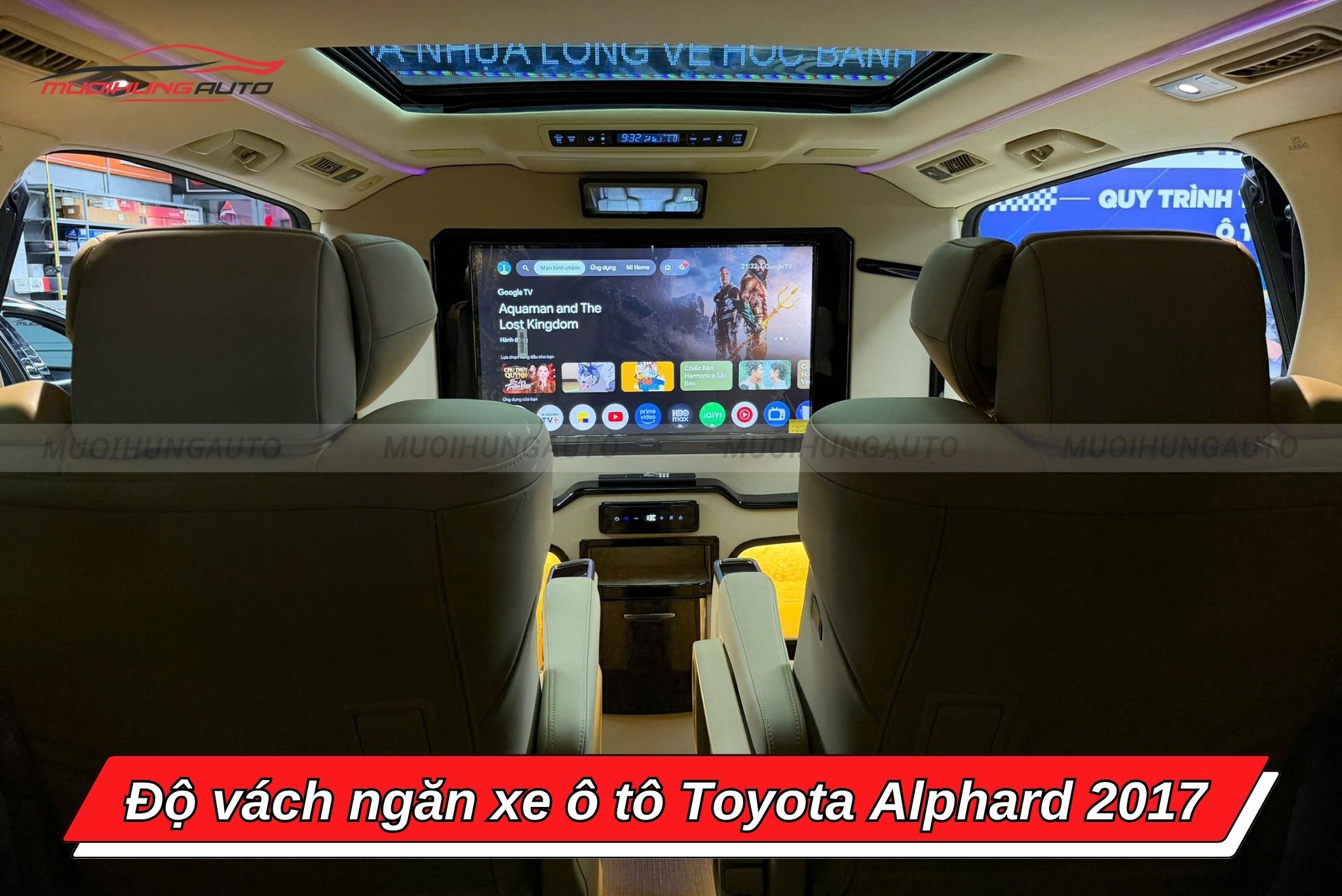 Vách ngăn xe ô tô Toyota Alphard 2017