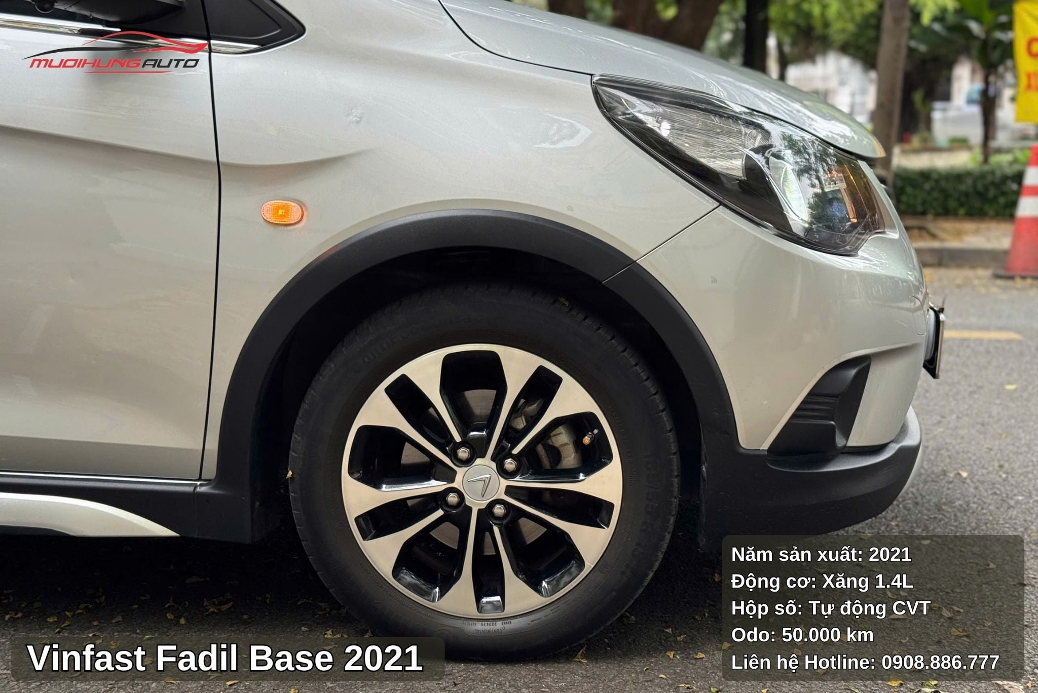 Vinfast Fadil Base 2021 sở hữu bộ mâm đúc cao cấp