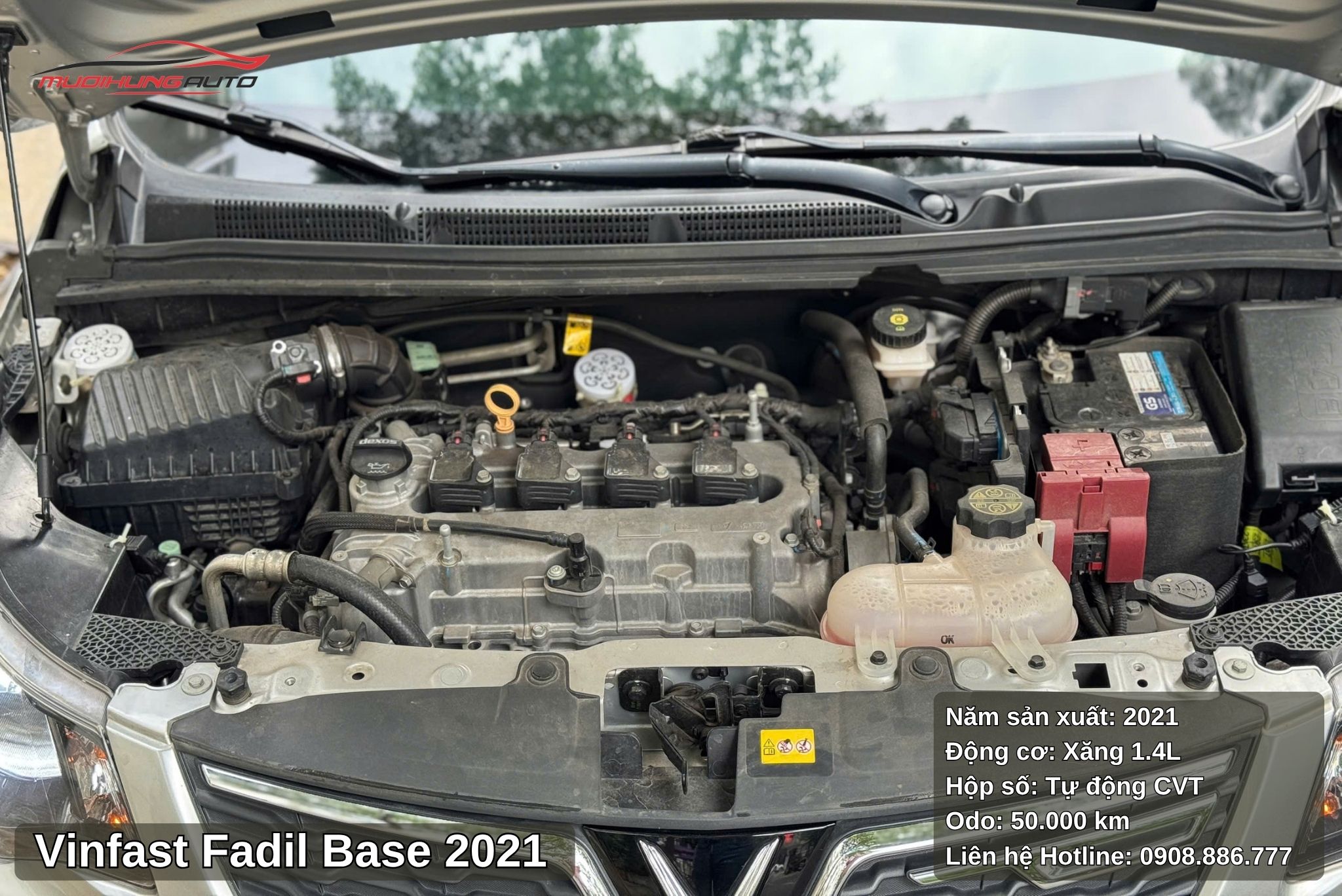 Vinfast Fadil Base 2021 sử dụng động cơ 1.4L mạnh mẽ