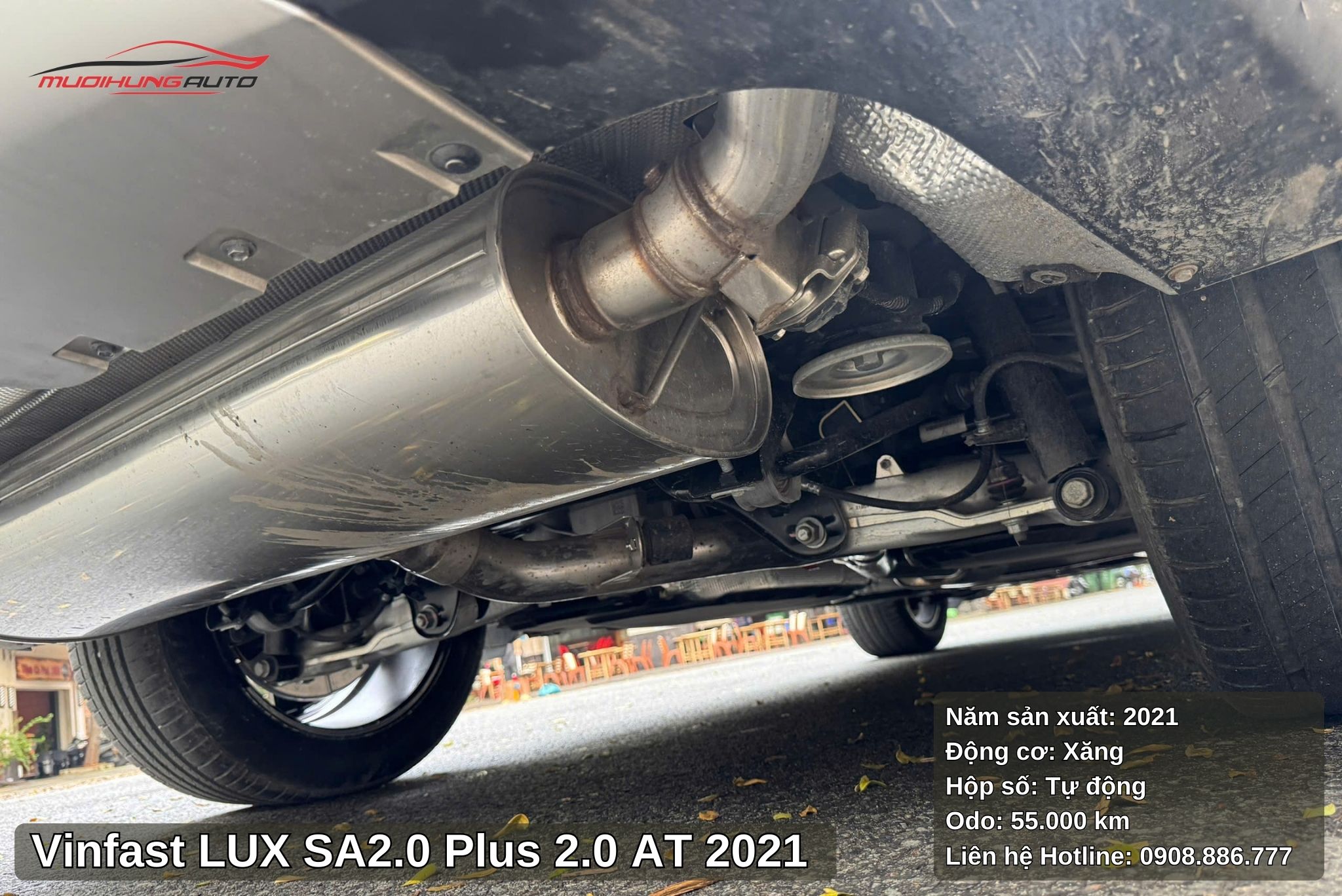 Vinfast LUX SA2.0 Plus 2.0 AT 2021 sở hữu gầm bệ chắc chắn