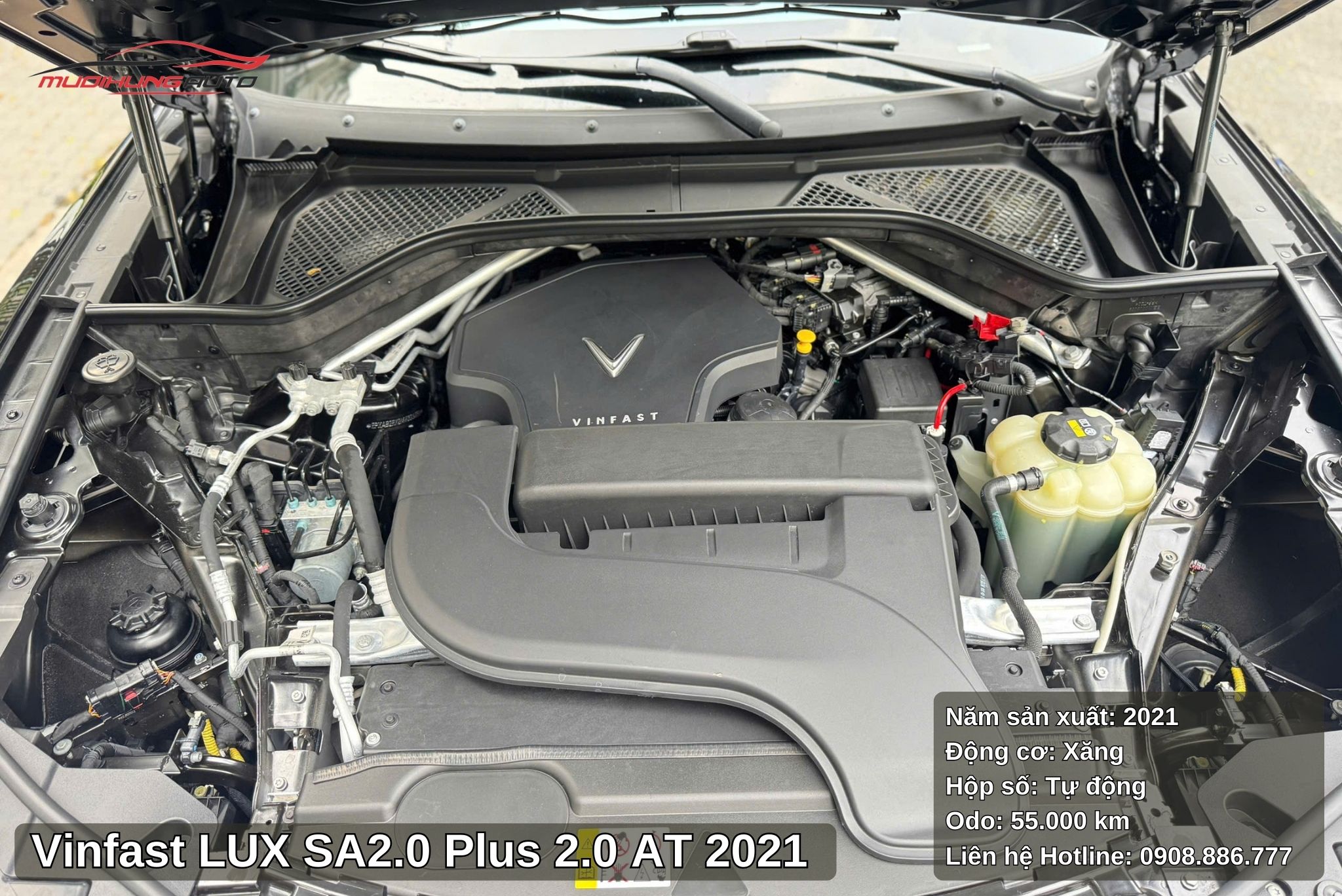 Vinfast LUX SA2.0 Plus 2.0 AT 2021 sử dụng động cơ xăng 2.0L