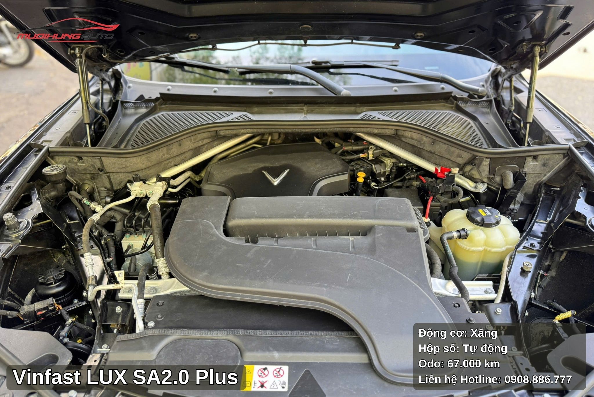 Vinfast LUX SA2.0 Plus sử dụng động cơ 2.0 Turbo