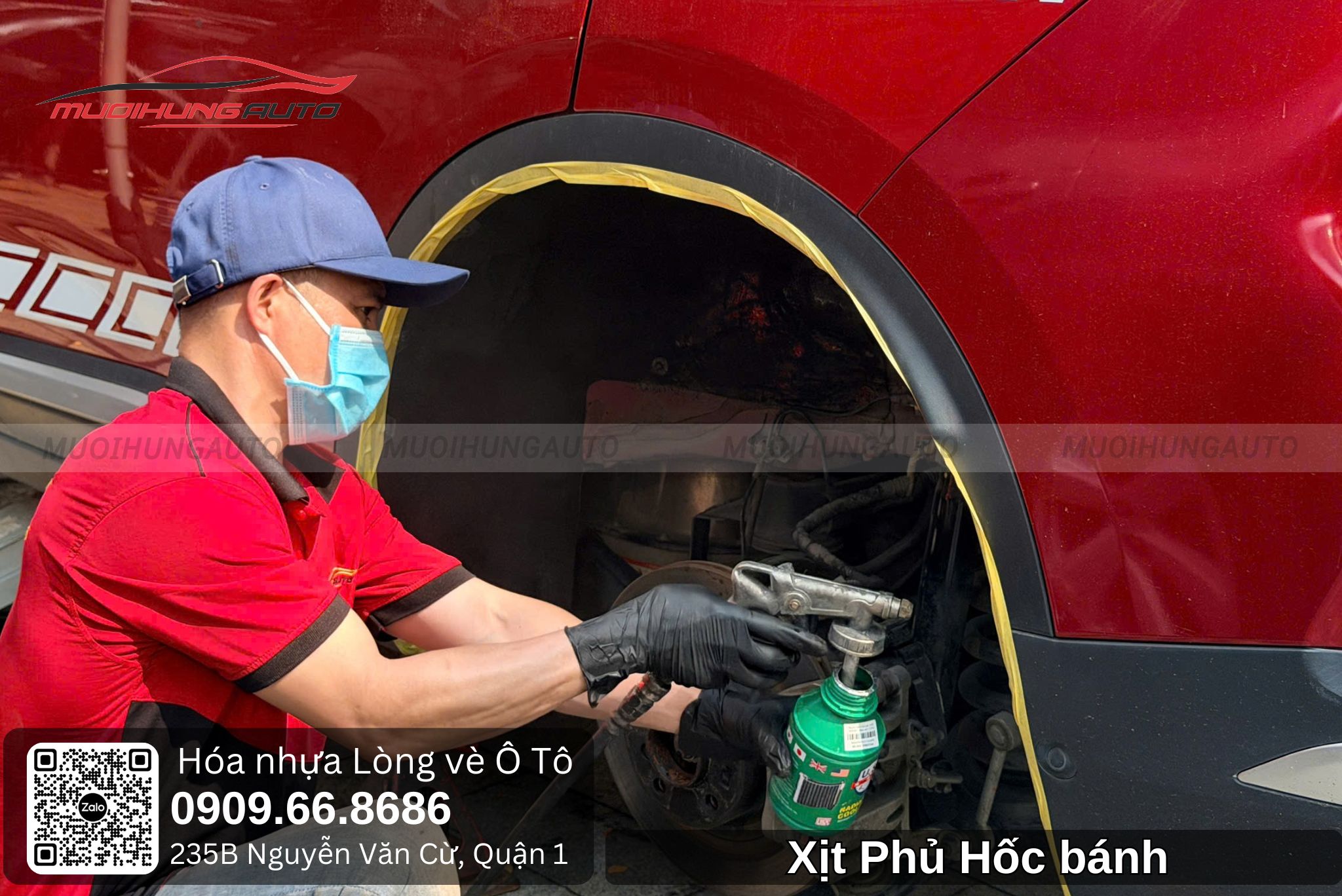 Xịt phủ hốc bánh