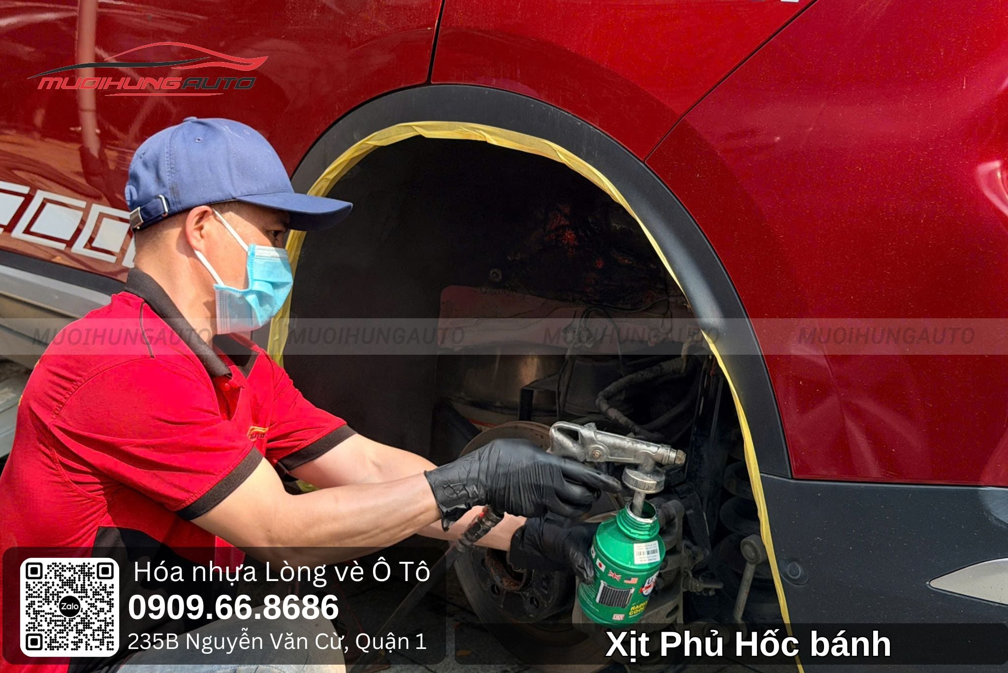 Xịt phủ hốc bánh