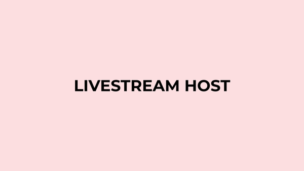 LIVESTREAM HOST