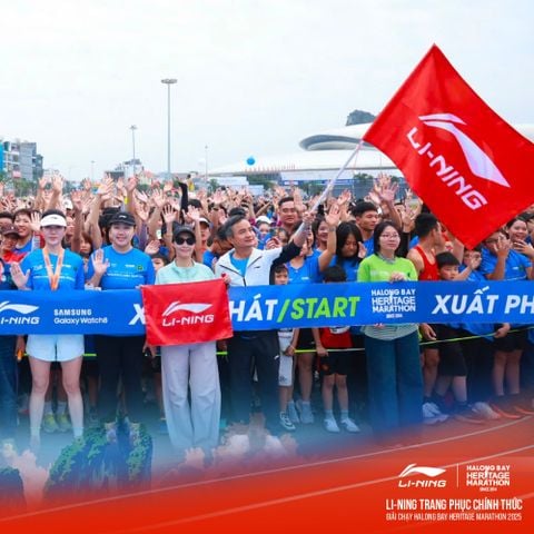 Li-Ning cùng 14.000 runner Việt Nam và quốc tế viết tiếp hành trình chinh phục đường chạy di sản Hạ Long
