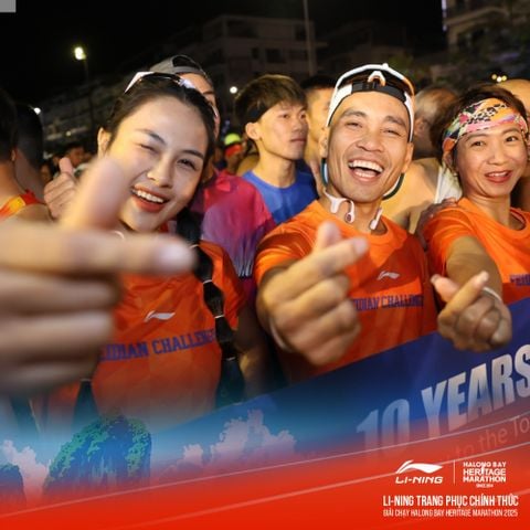 Dấu ấn Li-Ning ở giải Halong Bay Heritage Marathon 2025