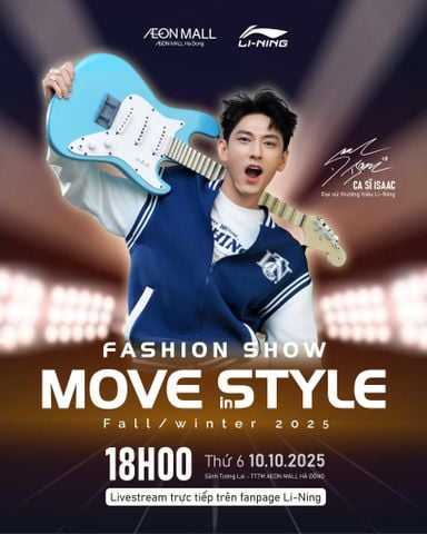GIAO LƯU CÙNG CA SĨ ISAAC TẠI MOVE IN STYLE - FASHION SHOW