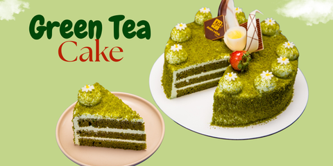Bánh Kem Trà Xanh Mới – Khi Hương Vị Tự Nhiên Trở Thành Nguồn Cảm Hứng