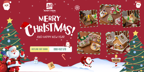 Không Khí Noel Ngọt Ngào Cùng Bánh Nhà Gừng, Nhà Socola & Cookies
