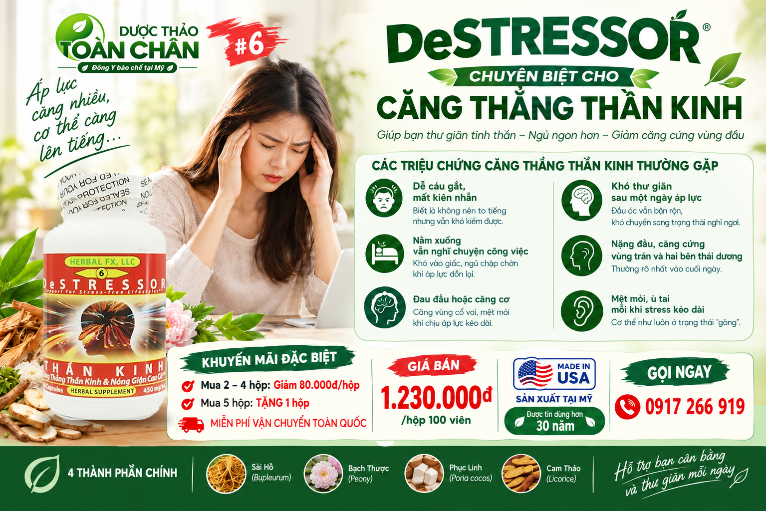 DeSTRESSOR CHUY&Ecirc;N BIỆT CHO CĂNG THẲNG THẦN KINH - STRESS