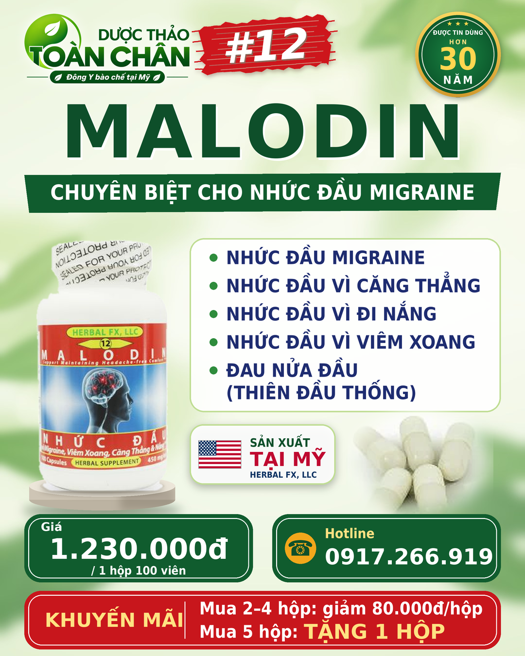 MALODIN – Dược Thảo Toàn Chân #12