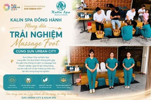 Sun Urban City tổ chức “Workshop Massage Foot” – Món quà tri ân dành cho khách hàng