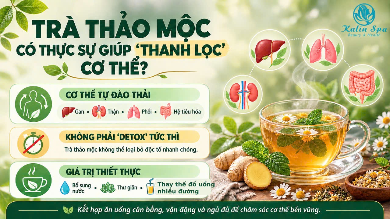 Cách sử dụng trà thảo mộc để thanh lọc cơ thể và thư giãn mỗi ngày