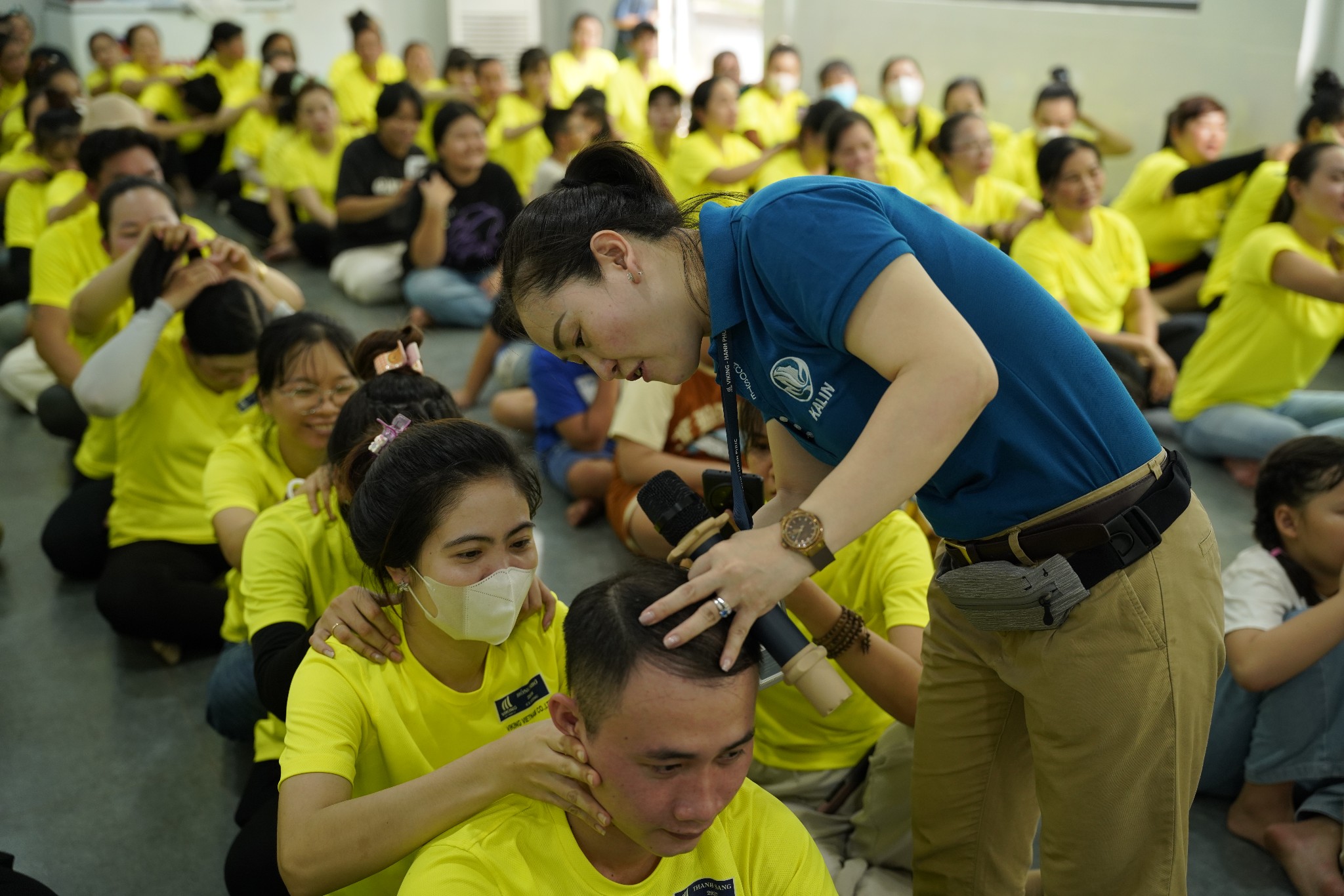 Workshop chăm sóc sức khỏe cho người đứng nhiều