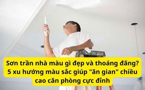 Sơn trần nhà màu gì đẹp? 5 xu hướng màu sắc giúp 