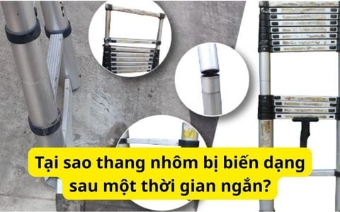 Tại sao thang nhôm bị biến dạng sau một thời gian ngắn?