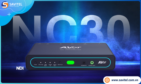 AVer Chính Thức Ra Mắt NC30 – Bộ Chuyển Đổi NDI Hai Chiều Cho Hệ Thống Video Chuyên Nghiệp