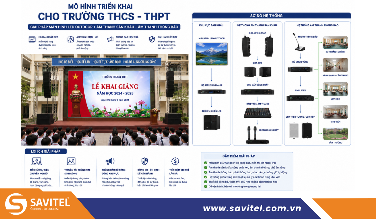 Tham khảo Mô Hình Triển Khai Trường THCS - THPT