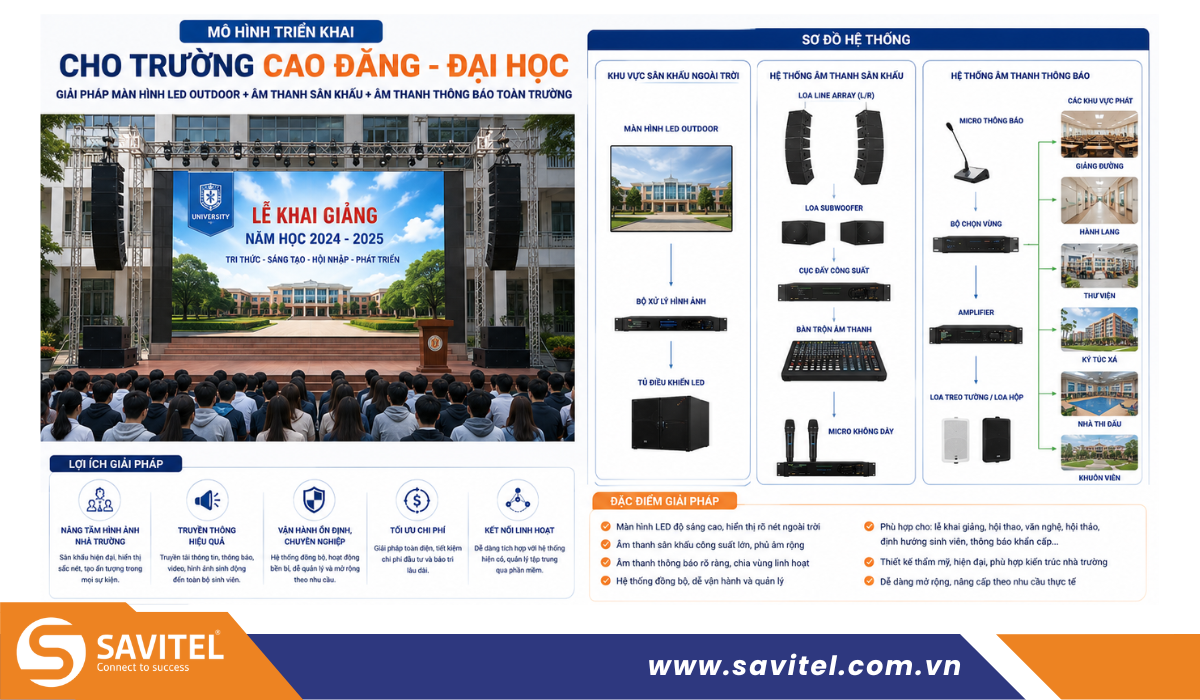 Tham khảo Mô Hình Triển Khai Trường CĐ - ĐH