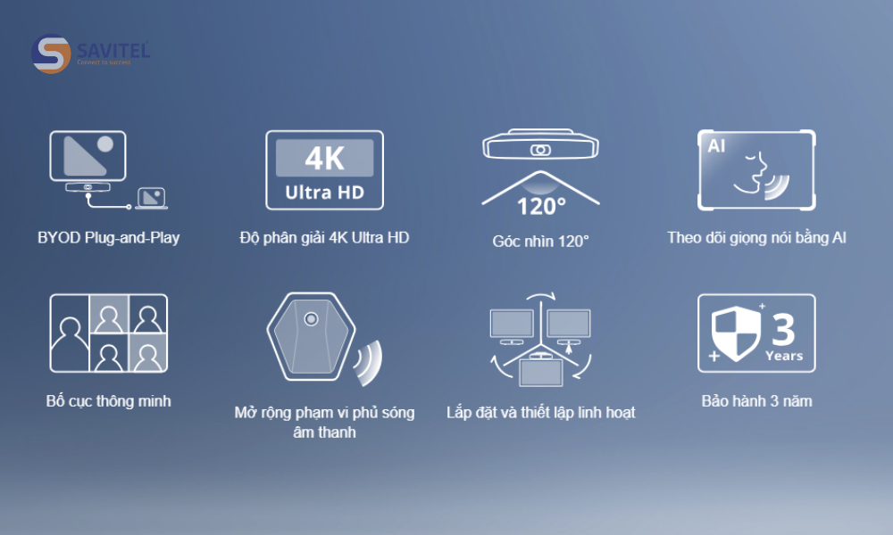 VB150 dành cho họp trực tuyến chuyên nghiệp