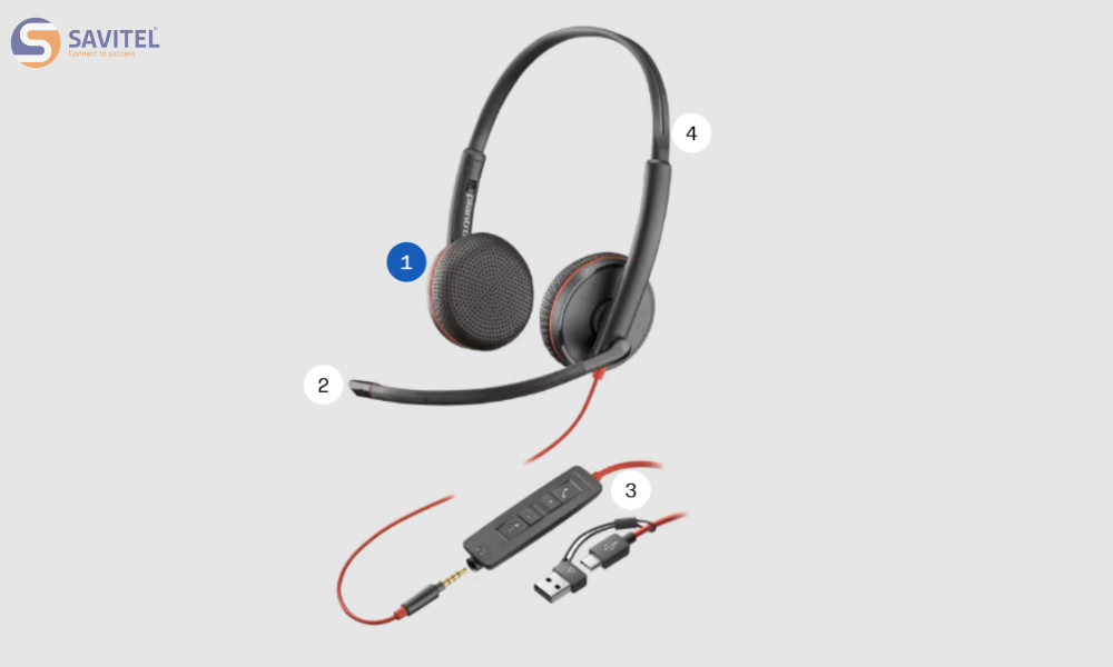 Đặc điểm của Blackwire 3200 Series