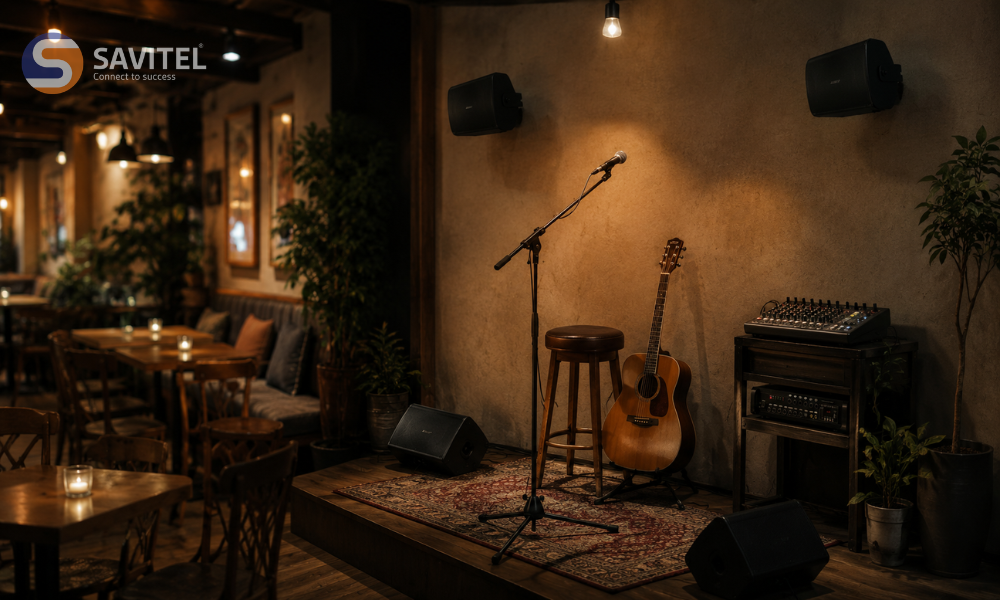 Khu sân khấu nhỏ hoặc acoustic cuối tuần