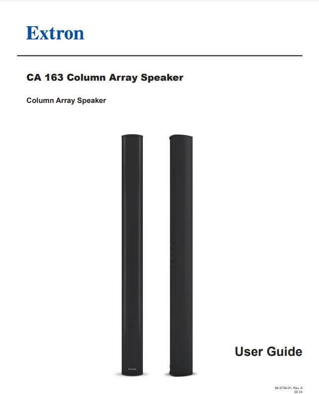 CA 163 Datasheet