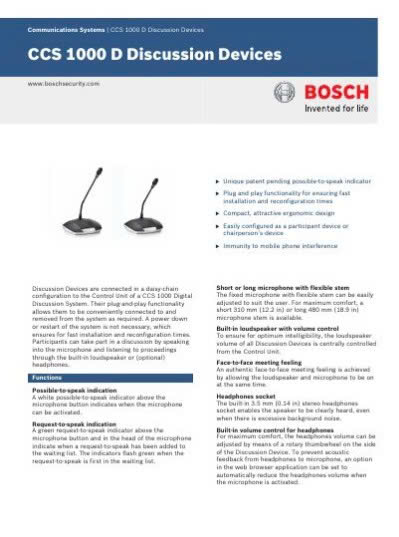 CCS1000D Datasheet