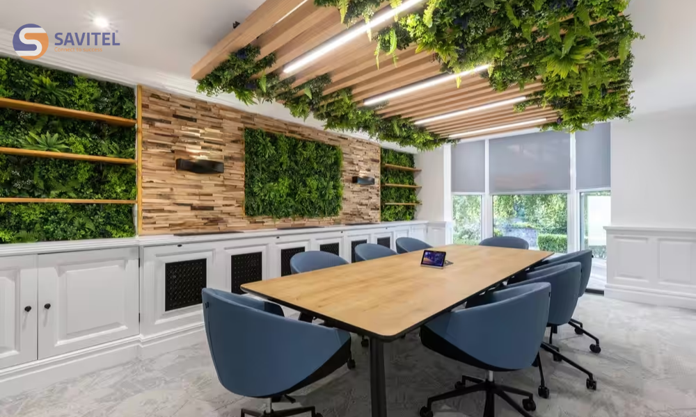 Thiết kế Biophilic kết hợp yếu tố bền vững