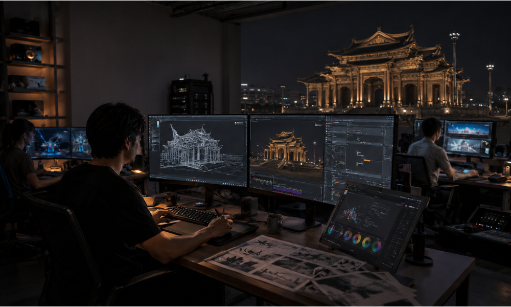 Thiết kế visual, kịch bản và hiệu ứng 3D