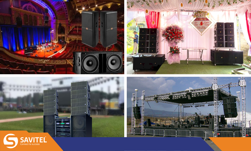 Ứng dụng thực tế của âm thanh/loa sân khấu JBL