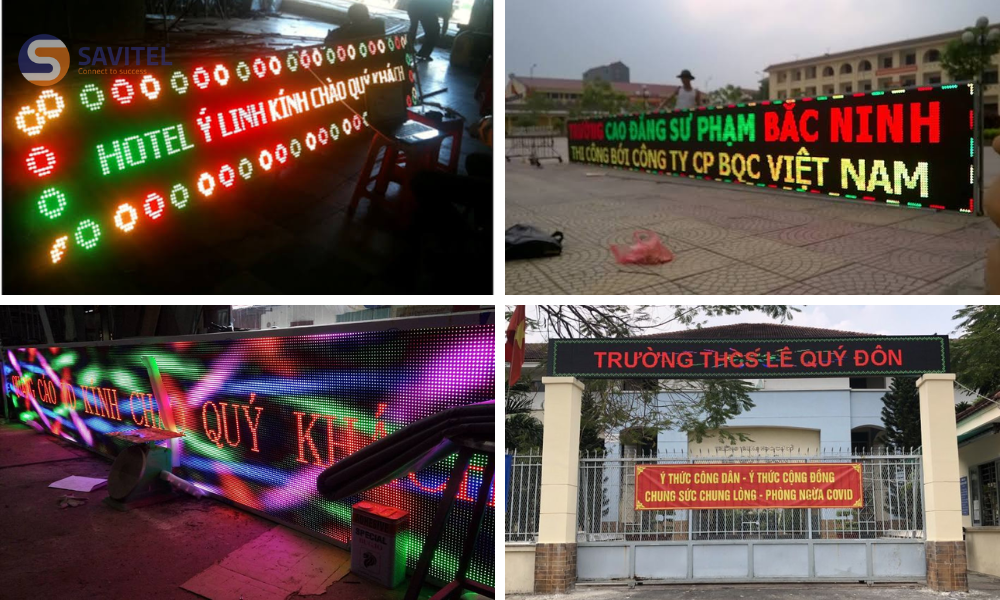 Ứng dụng phổ biến của bảng điện tử LED