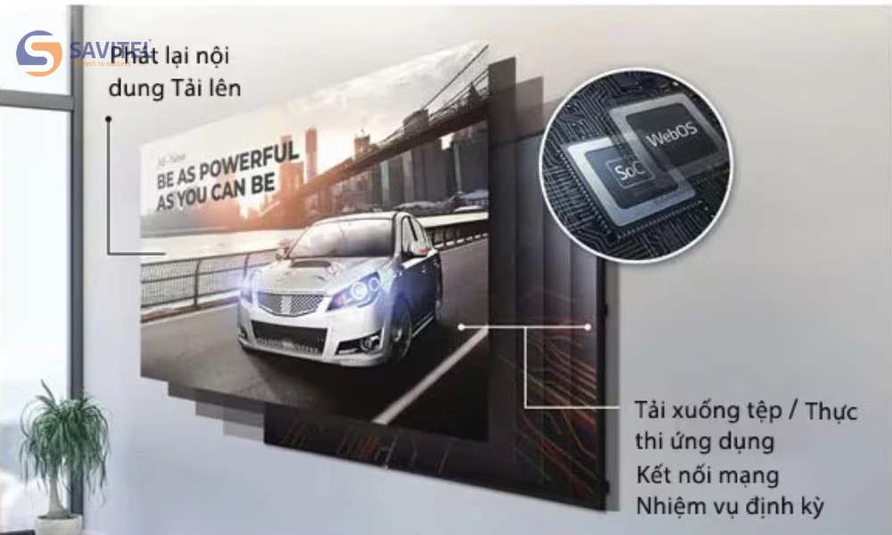 Màn hình ghép LG 49VM5C 49 inch tích hợp bộ xử lý SoC
