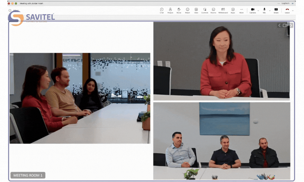 Chế độ xem nhiều camera kích hoạt nhiều camera trong tính năng Microsoft Teams