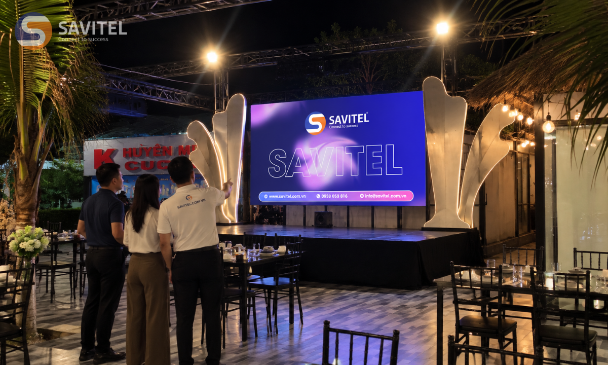 Các dự án màn hình LED ngoài trời SAVITEL đã thực hiện
