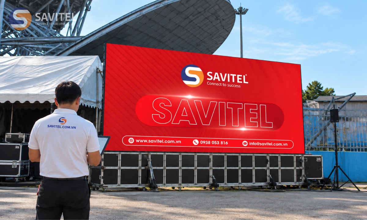 Các dự án màn hình LED ngoài trời SAVITEL đã thực hiện