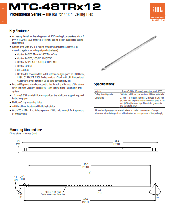 Phụ kiện JBL CONTROL 24