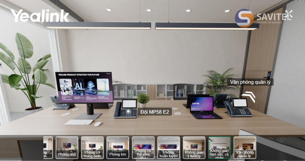 Giải pháp họp tổng thể cho không gian làm việc cá nhân (Personal Workspace)