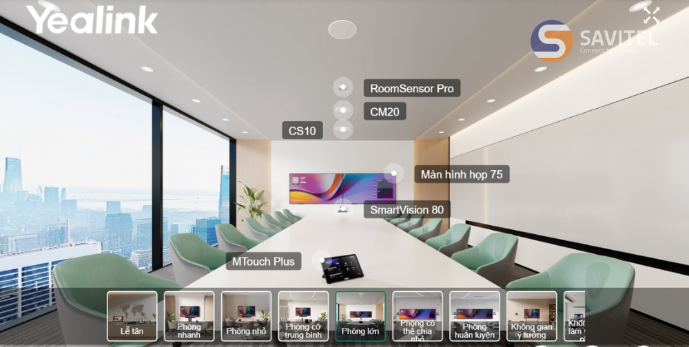 Giải pháp họp tổng thể cho phòng họp lớn (Large Room)