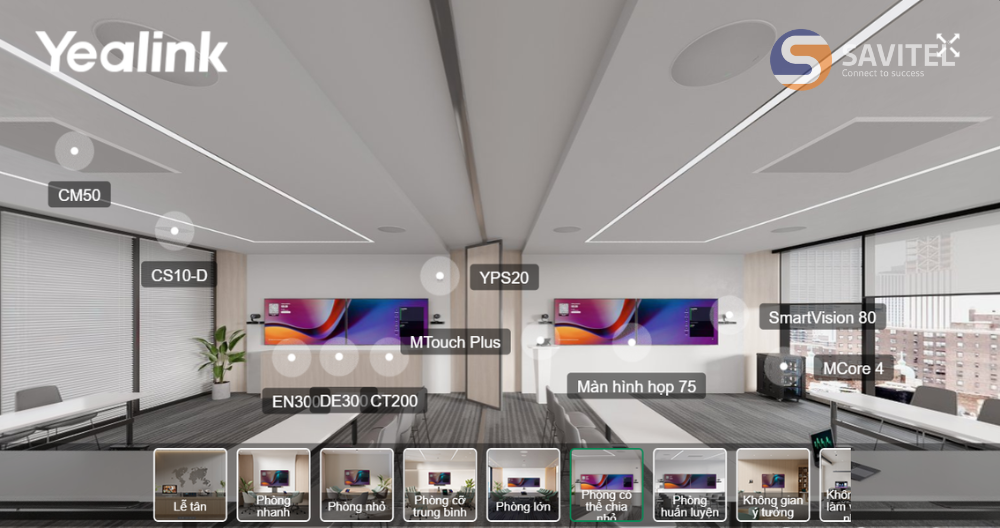 Giải pháp họp tổng thể cho phòng họp chia tách (Divisible Room)