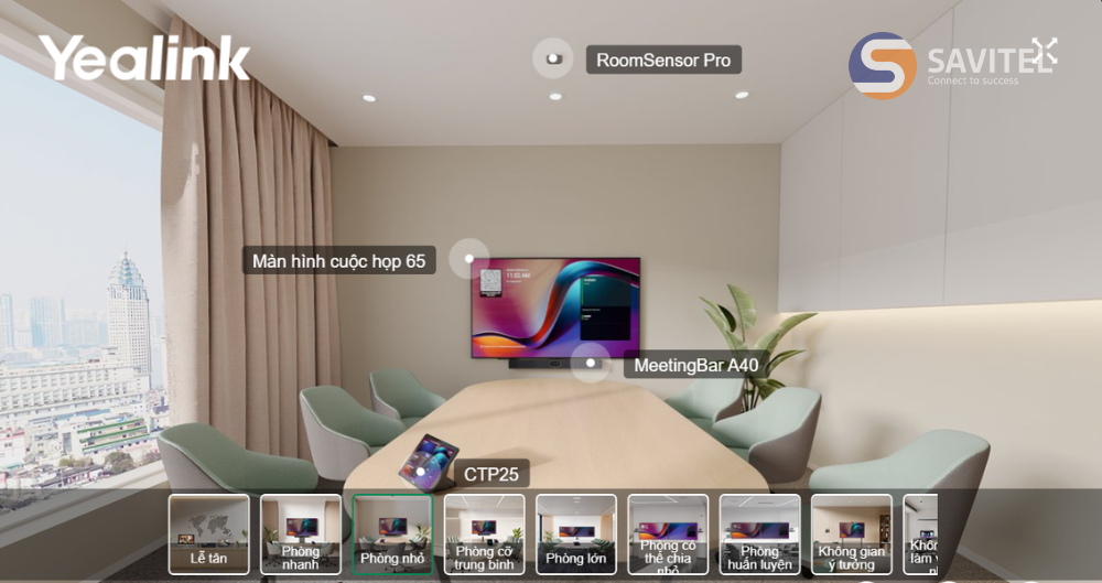 Giải pháp họp tổng thể cho phòng họp nhỏ (Small Room)