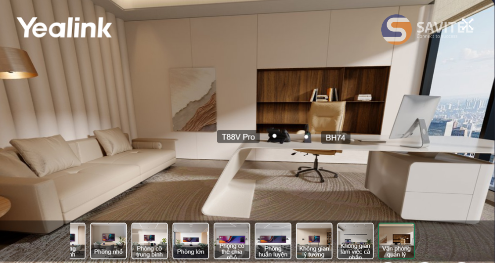 Giải pháp họp tổng thể cho văn phòng quản lý (Manager Office)