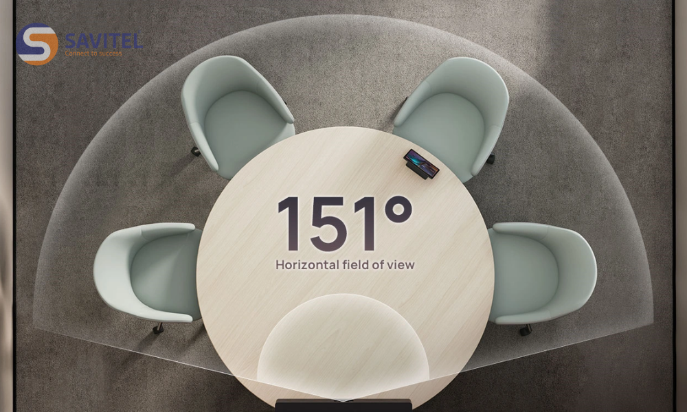 Góc nhìn camera 151 độ siêu rộng