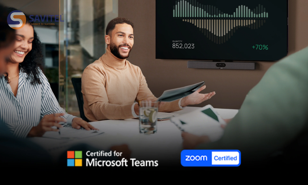 Tổng quan thiết bị MeetingBar A25 trong phòng họp