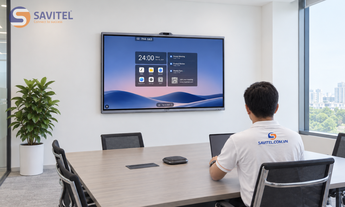 SAVITEL tư vấn lựa chọn màn hình tương tác và Tivi cho phòng họp